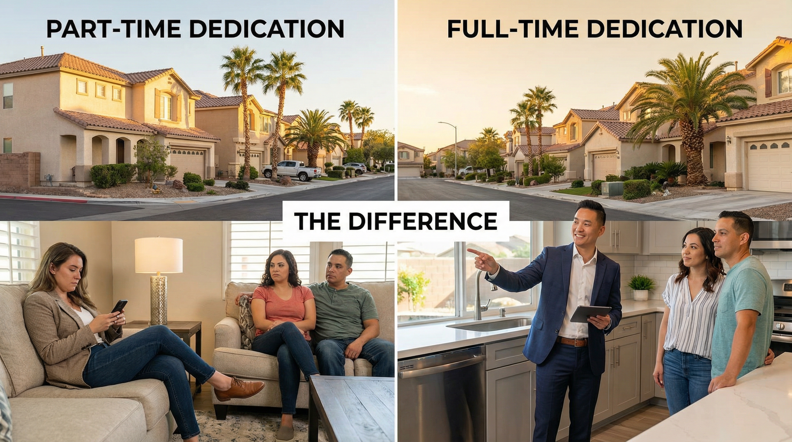 The Part-Time Agent Problem: Why Weekend Warriors Cost Las Vegas Sellers Thousands - Rescue Home Offers Las Vegas Real Estate